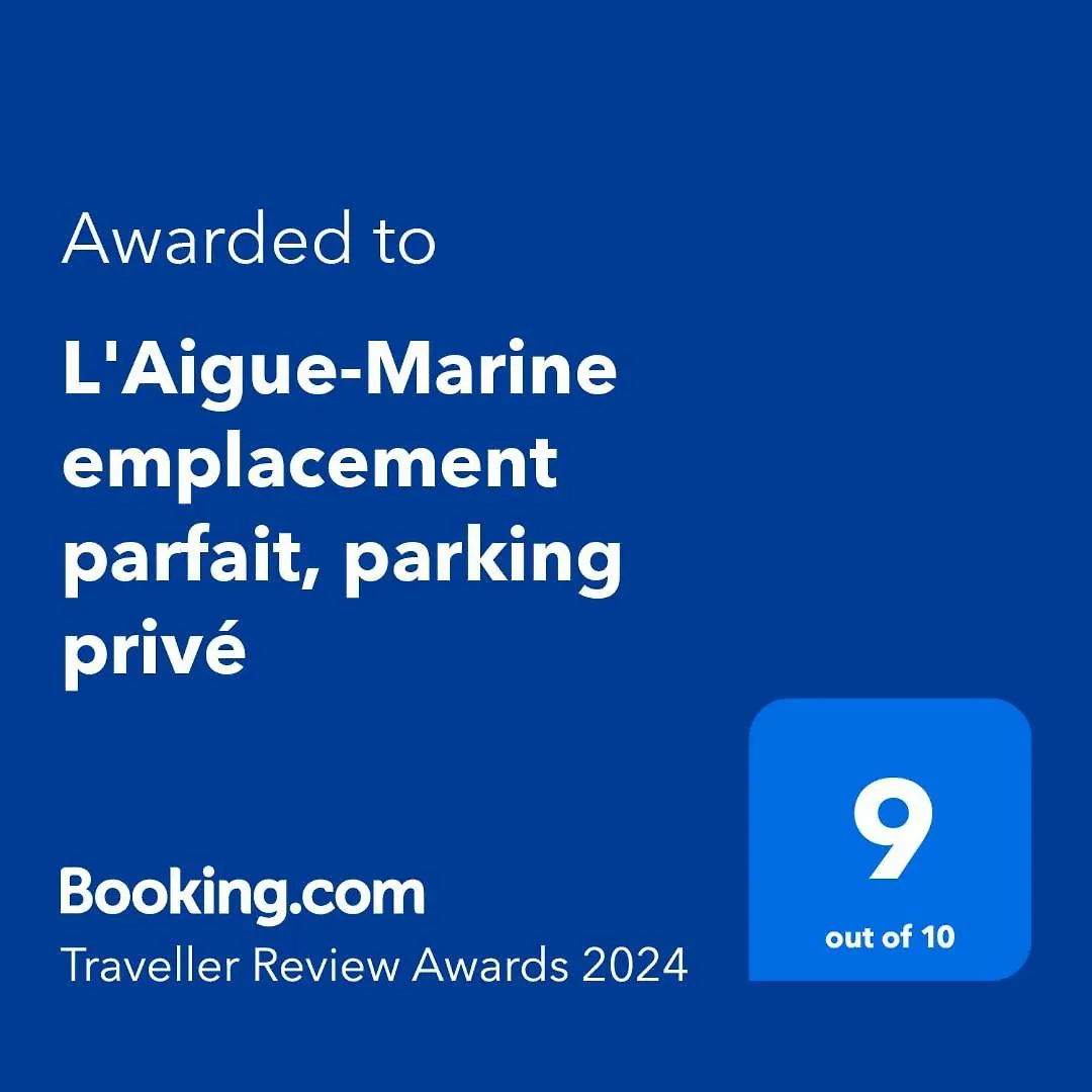 Appartement L'Aigue-Marine emplacement parfait, parking privé Arzon